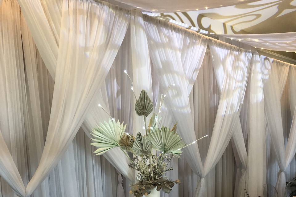 Swanky Decor and Draping