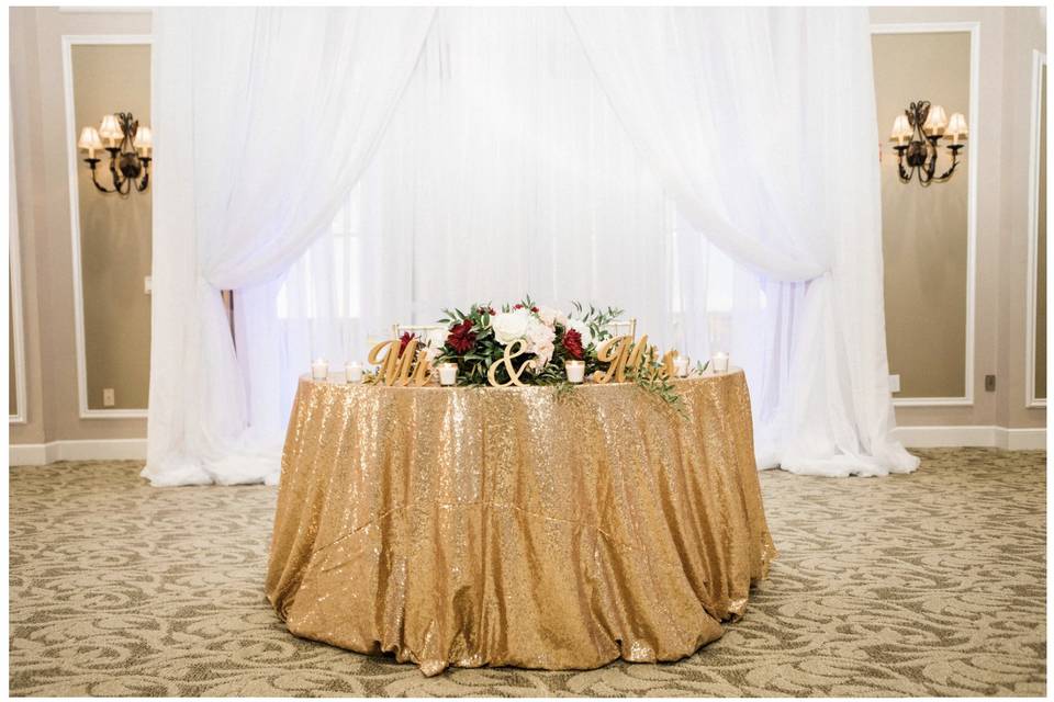 Swanky Sweetheart Table