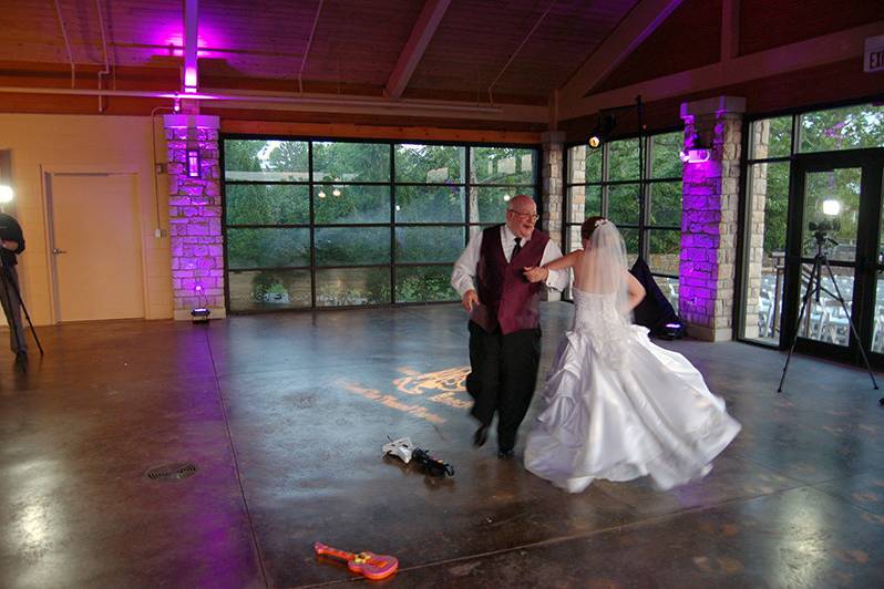 Couple dancing