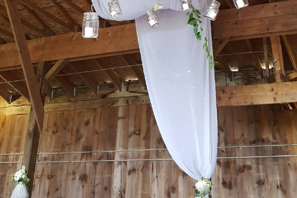 Flower decors for the ceiling