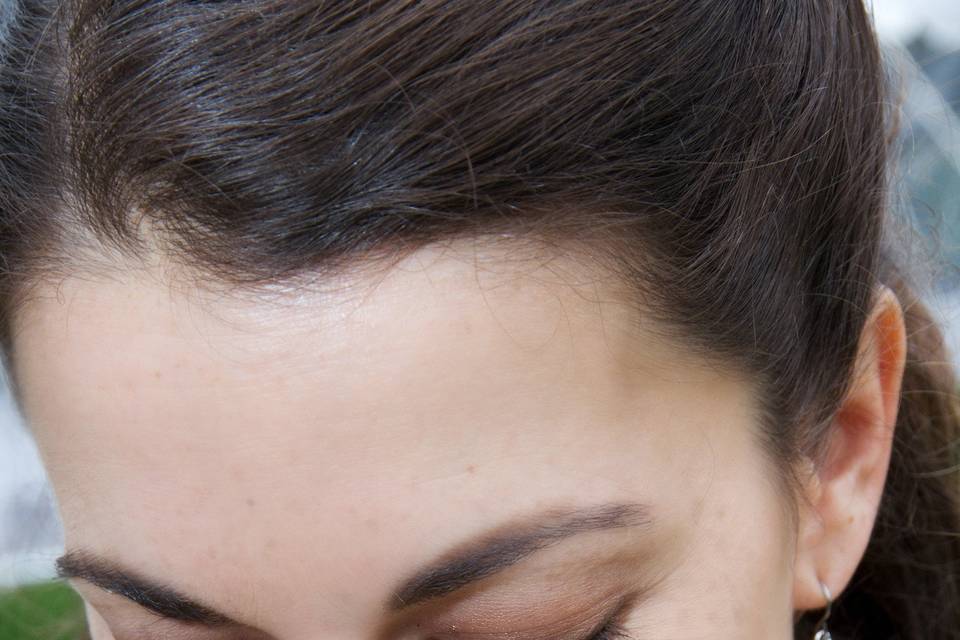 Simple bridal makeup