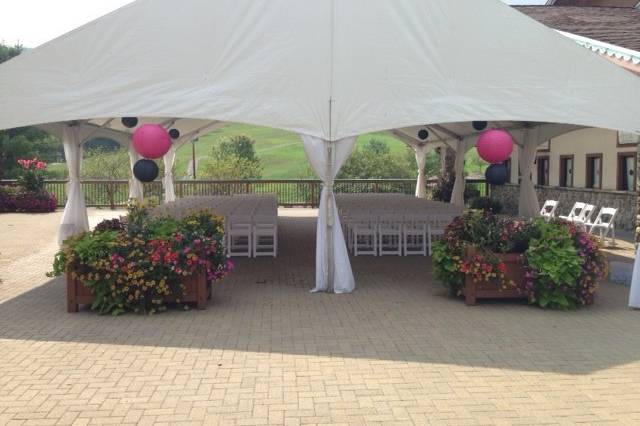 Resort Services Patio Tent Ceremony