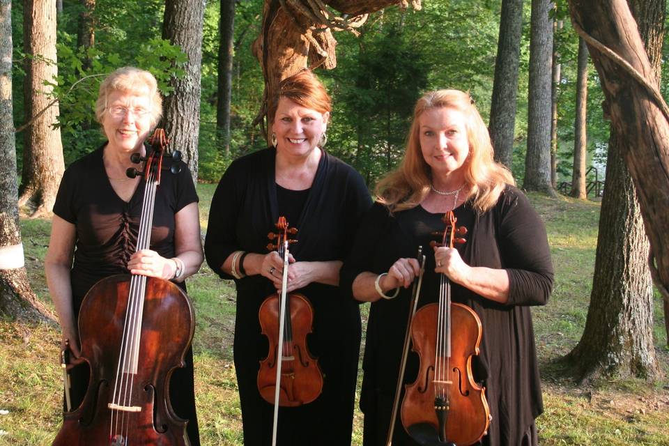 The Harpeth Trio at a lovely outdoor wedding.