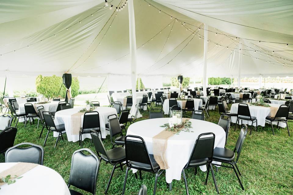 Under the Event Tent