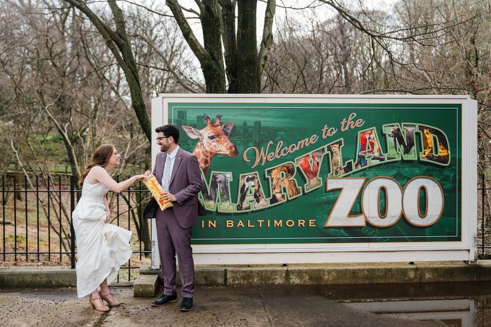 Maryland Zoo Wedding