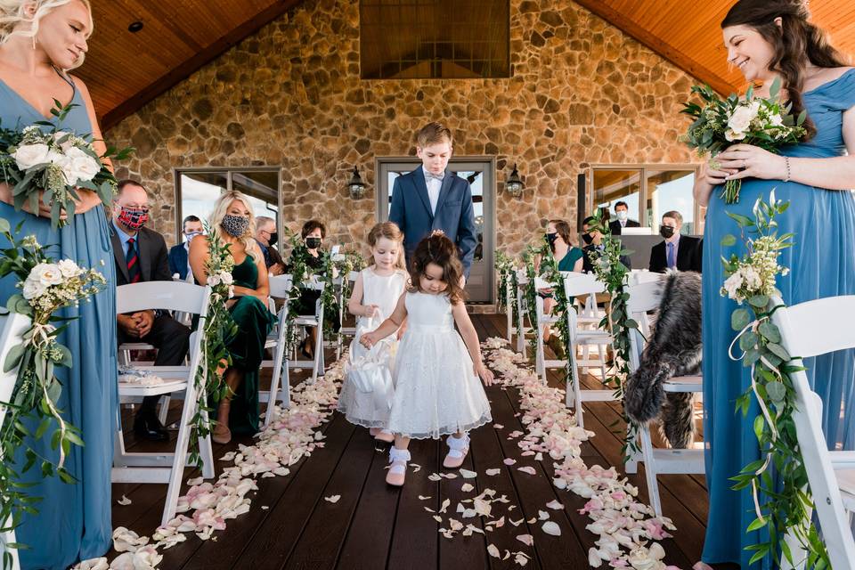 Walking down the aisle