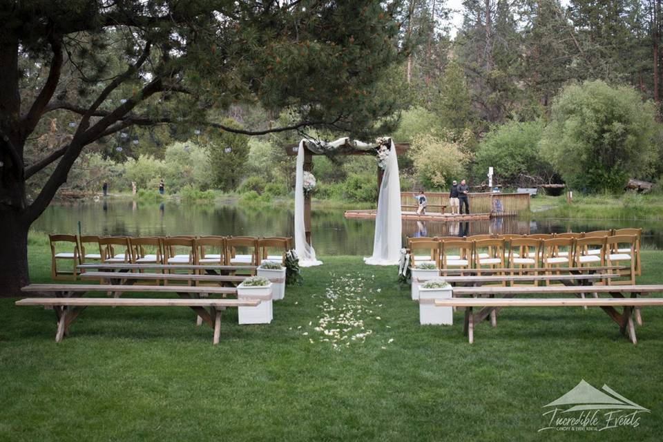 Aspen Hall Arch Chairs Benches