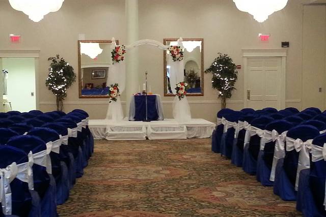 Wedding ceremony area