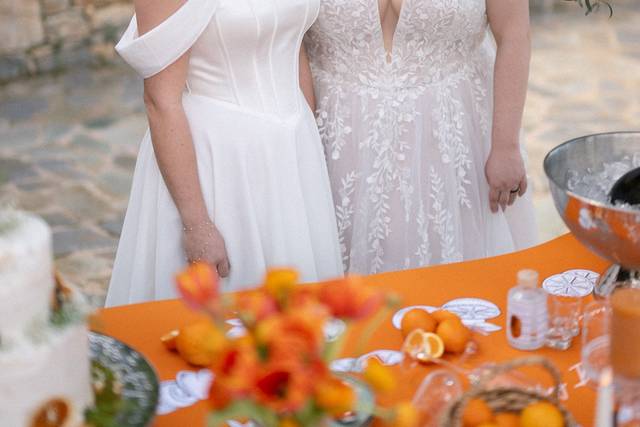 Brides on the island of Crete