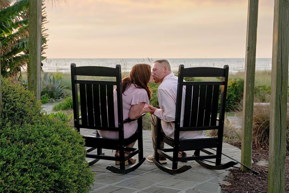 Sunrise vow renewal