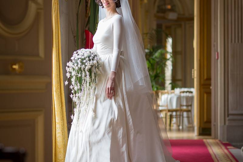 Paris Wedding Bride Portrait