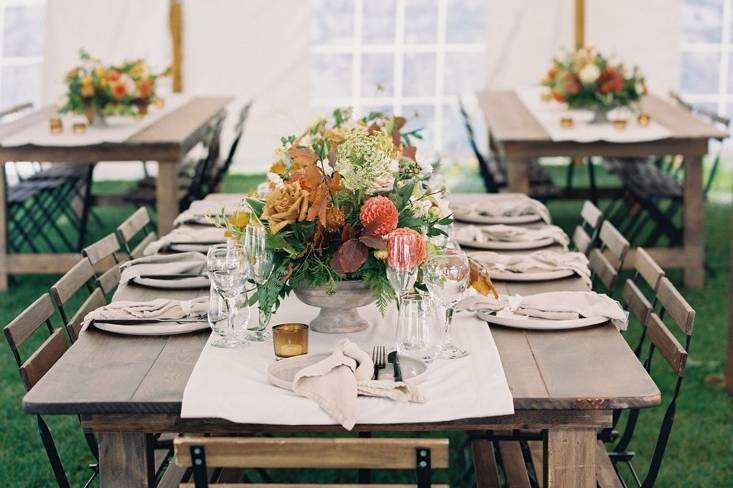 Farm Table and Bistro Chairs