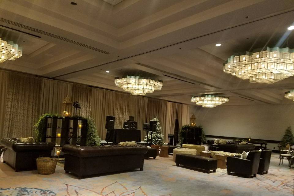 Indoor lounge area