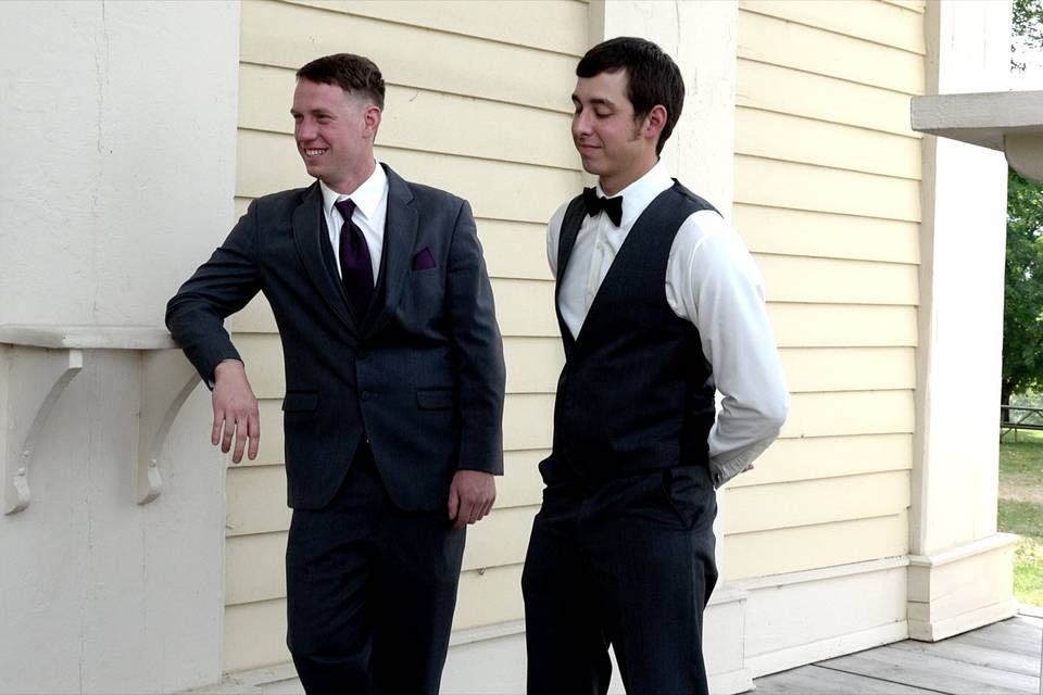 Groom and best man