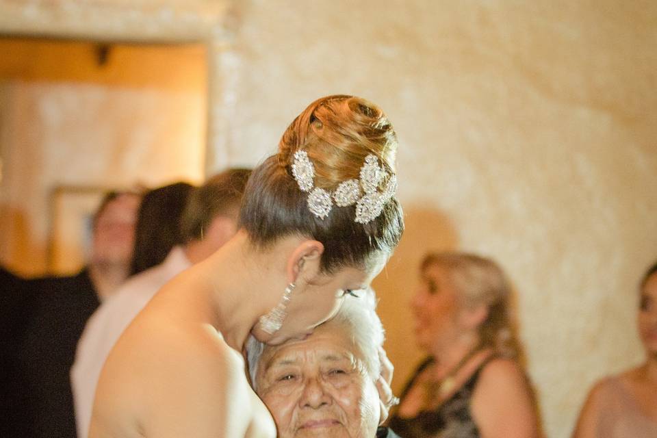 Grandmother and bride