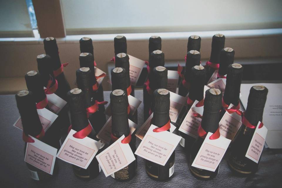 Wine bottles