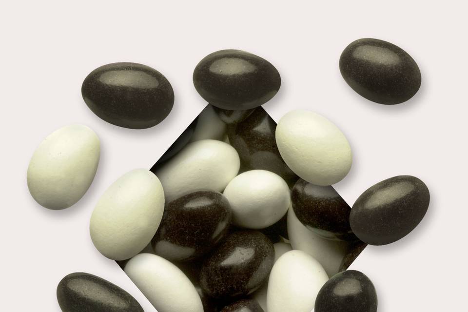 Black Tie Candy Coated Almonds