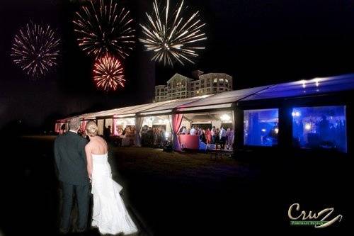 Wedding fireworks