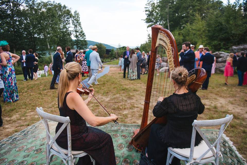 Playing to the guests