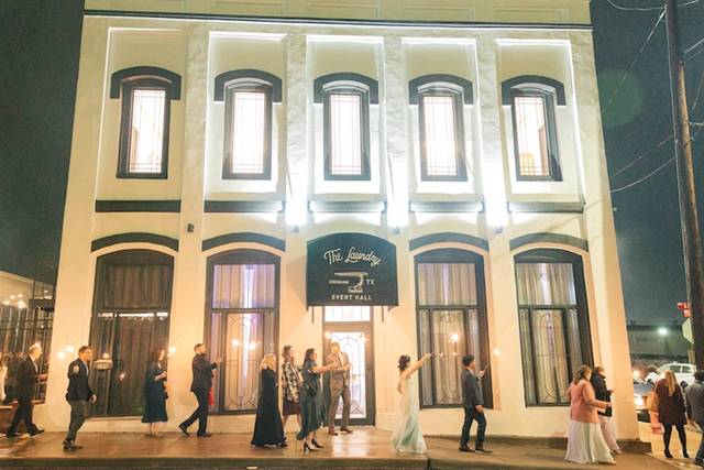 Building at night