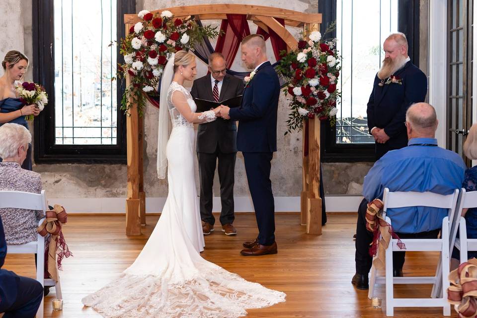 Upstairs ceremony space