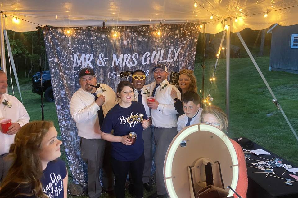 Guests enjoying Photobooth