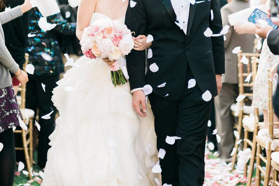 Newlywed couple