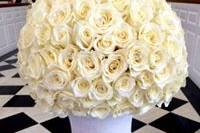 Rose Pomander Ceremony Decor