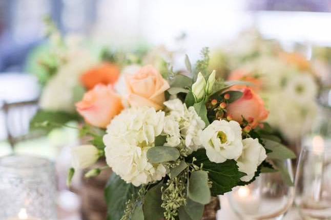 Soft Floral Centerpieces