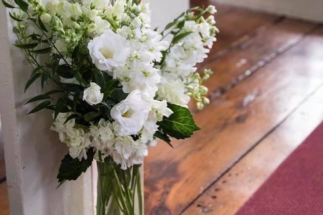 White Ceremony Florals