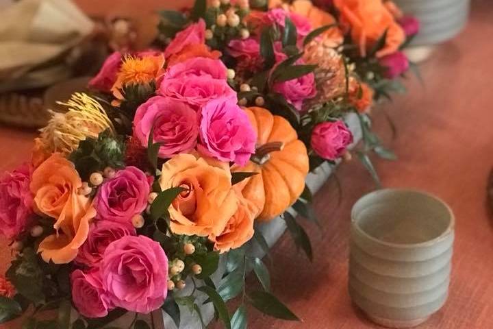 Thanksgiving Table Arrangement