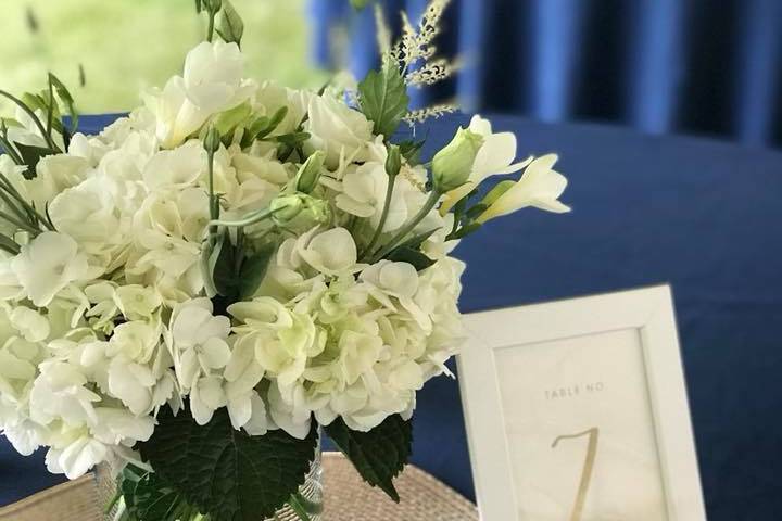 Hydrangea Centerpiece