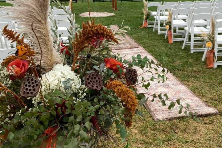 Boho ceremony