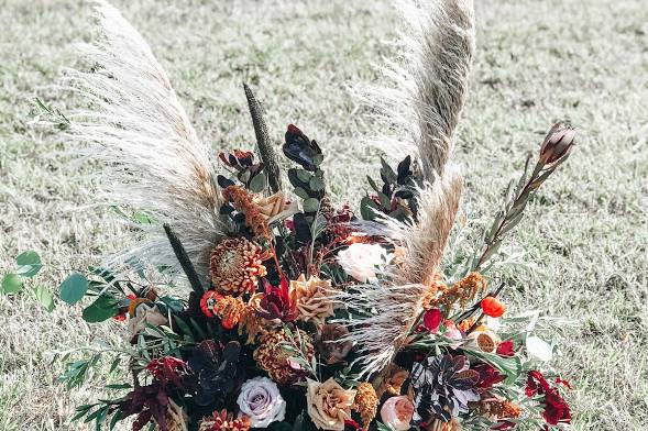 Boho Ceremony Arrangement