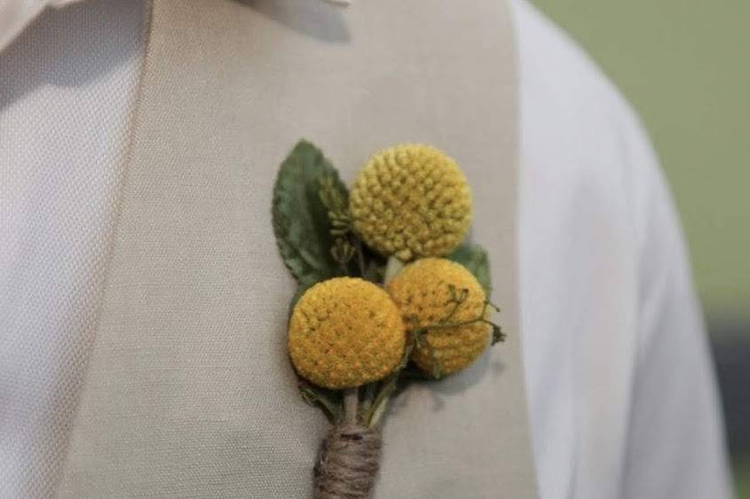 Billy Button Boutonniere