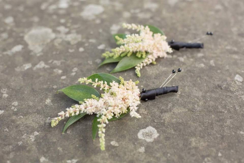 Sweet Astilbe Boutonnieres