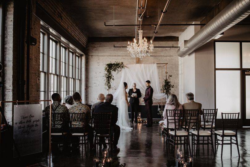 Wedding Ceremony at The Bond