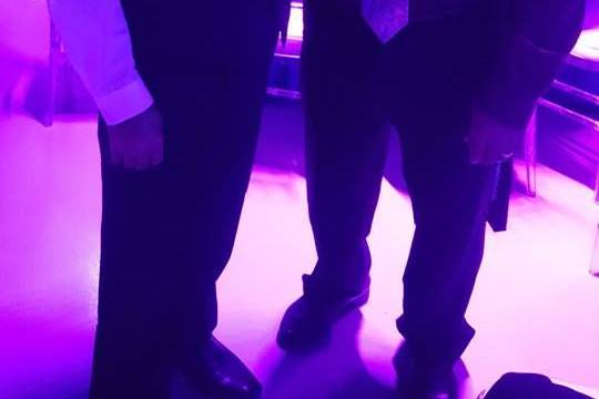 Wedding dj with guest