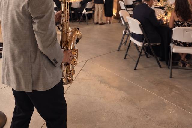 Live Sax at Reception