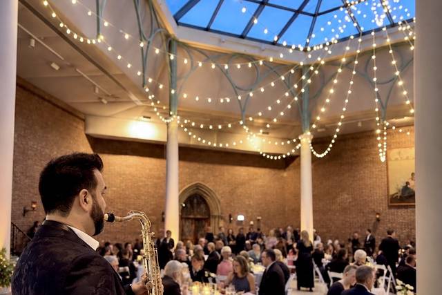 Live Sax at Reception