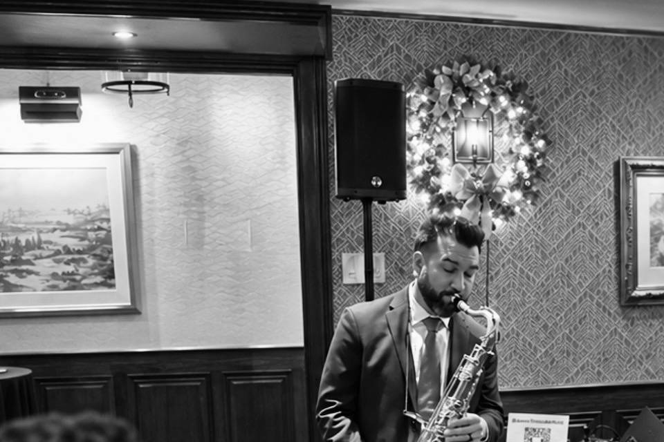 Live Sax at Reception
