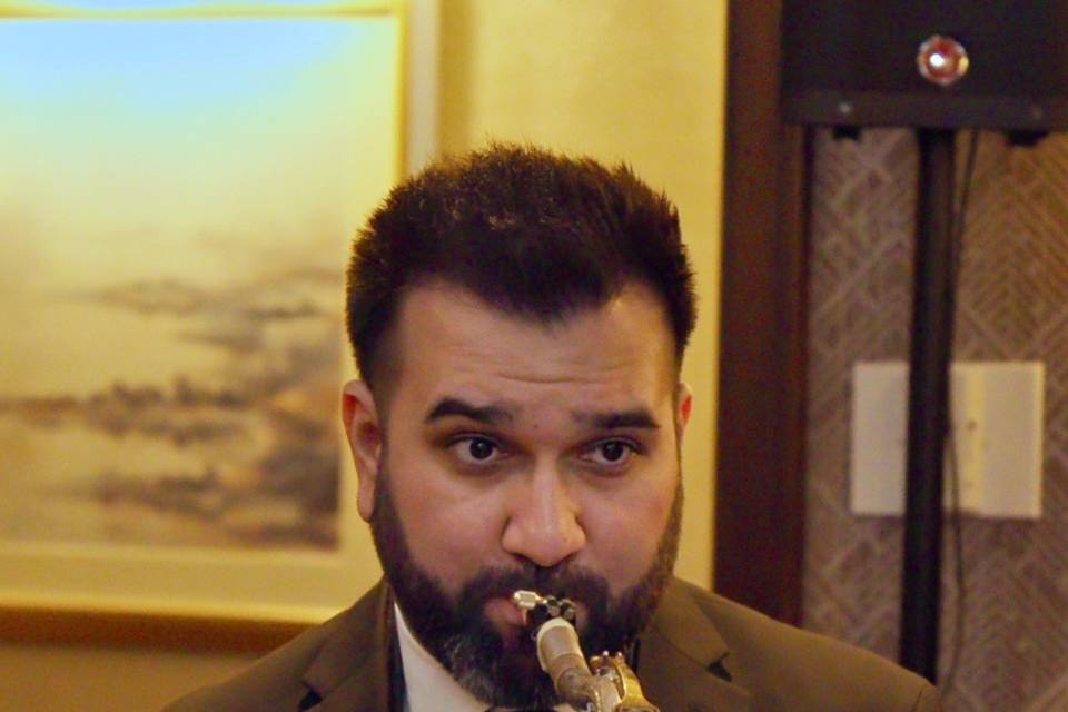 Live Sax at Reception