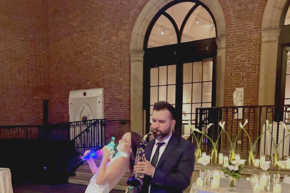Live Sax with the Bride