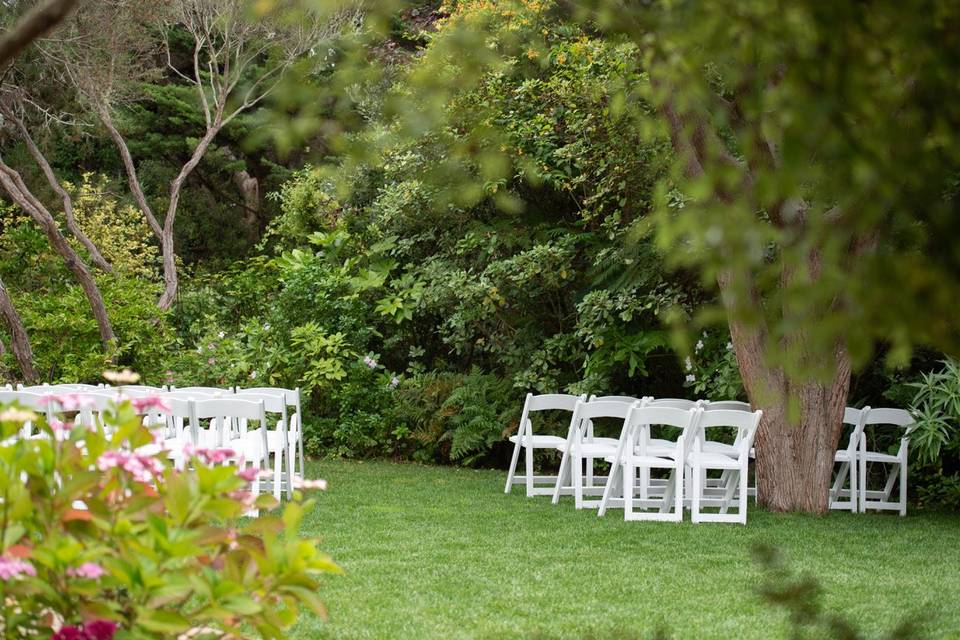 Ceremony set up