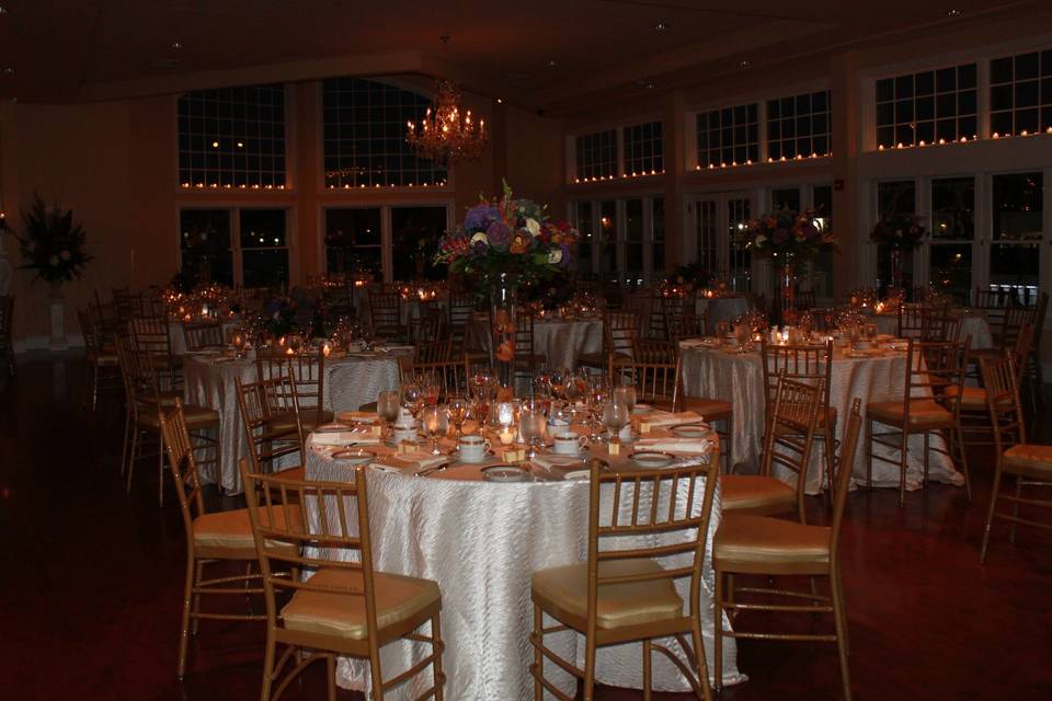 Wedding reception area