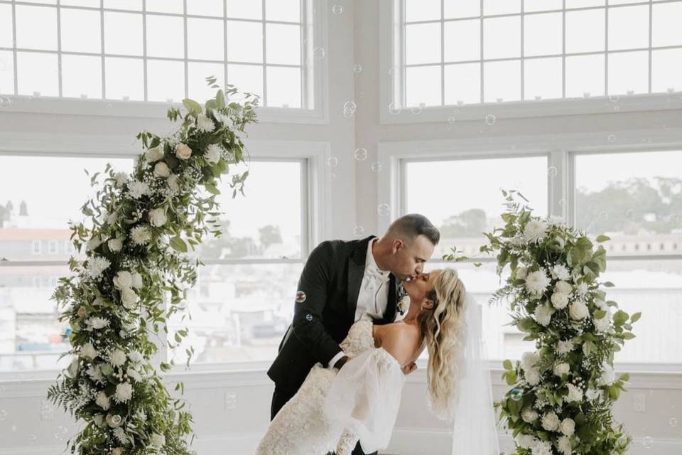 Couple's First Kiss