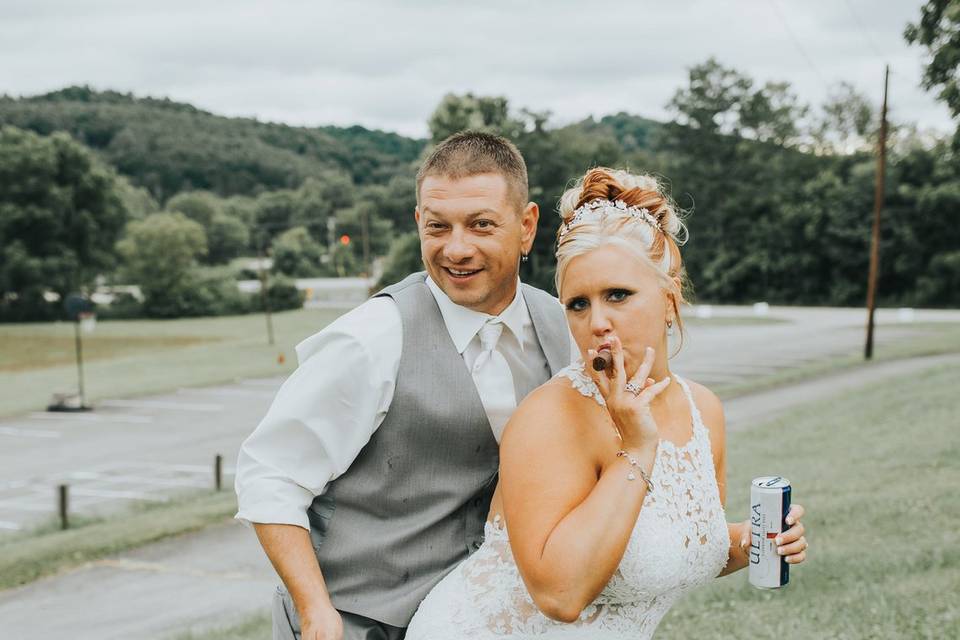 A beautiful, rustic country wedding in Ligonier.Photo by Lyn Michael Photography