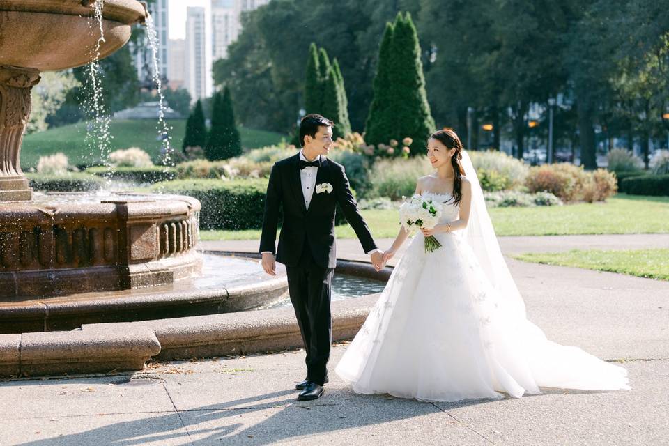 Bride and groom