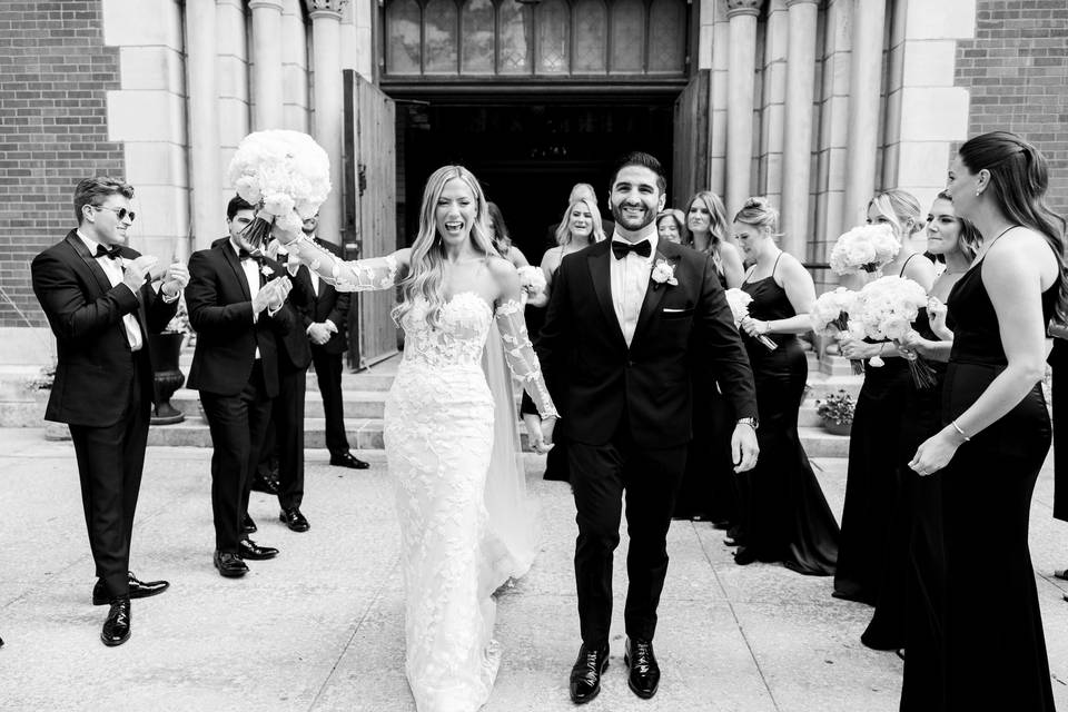 Wrigley Building wedding Photo