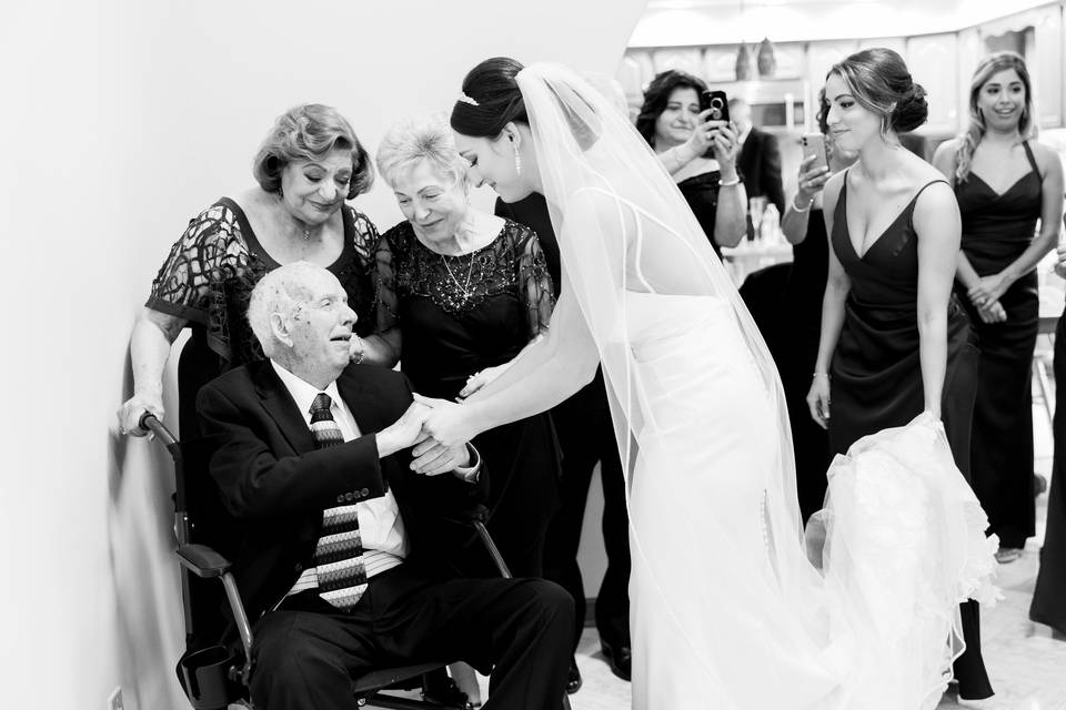 Bride Getting ready